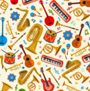 Michael Miller - Joyful Jamboree - Tunes & Tails - DDC12884-CREM-D