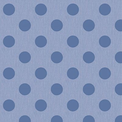 Tilda Chambray Dots Cornflower blue spot print woven fabric