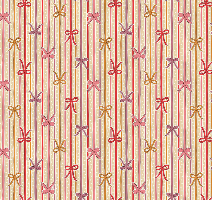 Liberty - Festive Magic Ribbon Stripe 01667521A