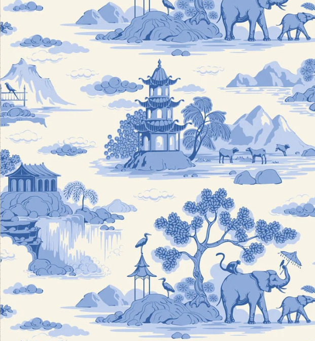 Tilda - Something Blue - Cottonview Cream 100670