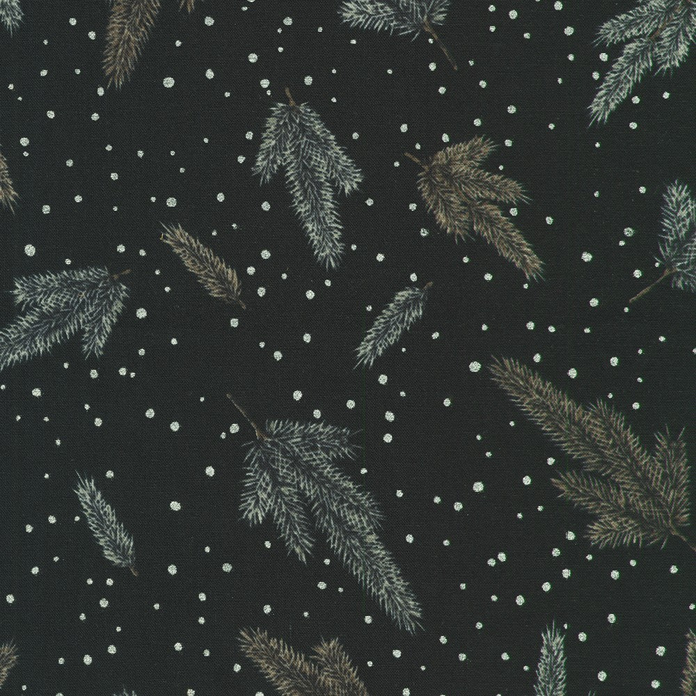 Robert Kaufman - Holiday Flourish - Forest Glen - SRKM-23703-304 SHADOW
