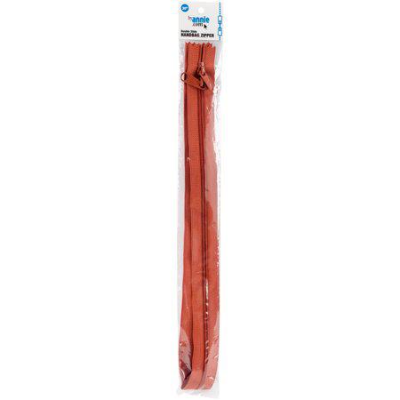ByAnnie double slide zipper 30 inch redwood dark red bag zipper