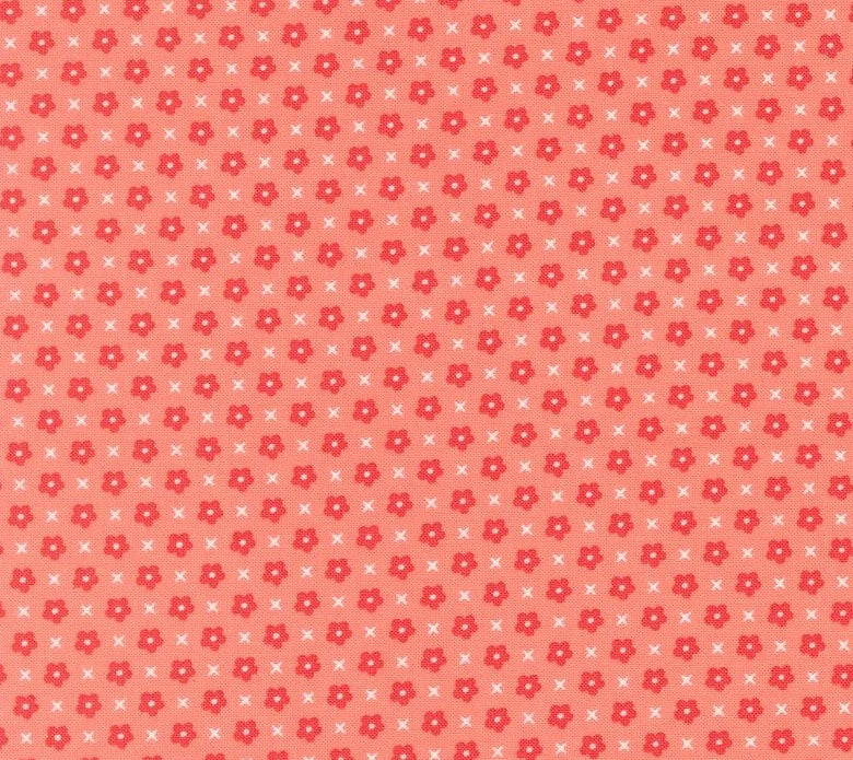 Moda Delightfully Yours Carnation 37703-15 cotton fabric