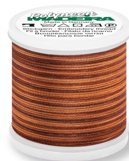 Madeira Cappuccino Polyneon 40wt thread spool no. 1510