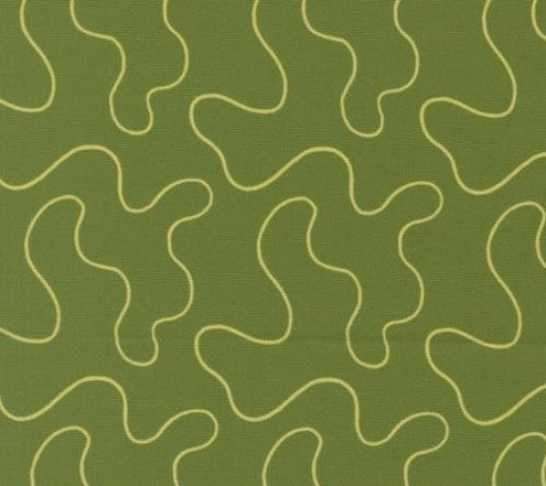 Floral Fondant Leaf 14136-18 by Linn Warme for Moda green floral fabric