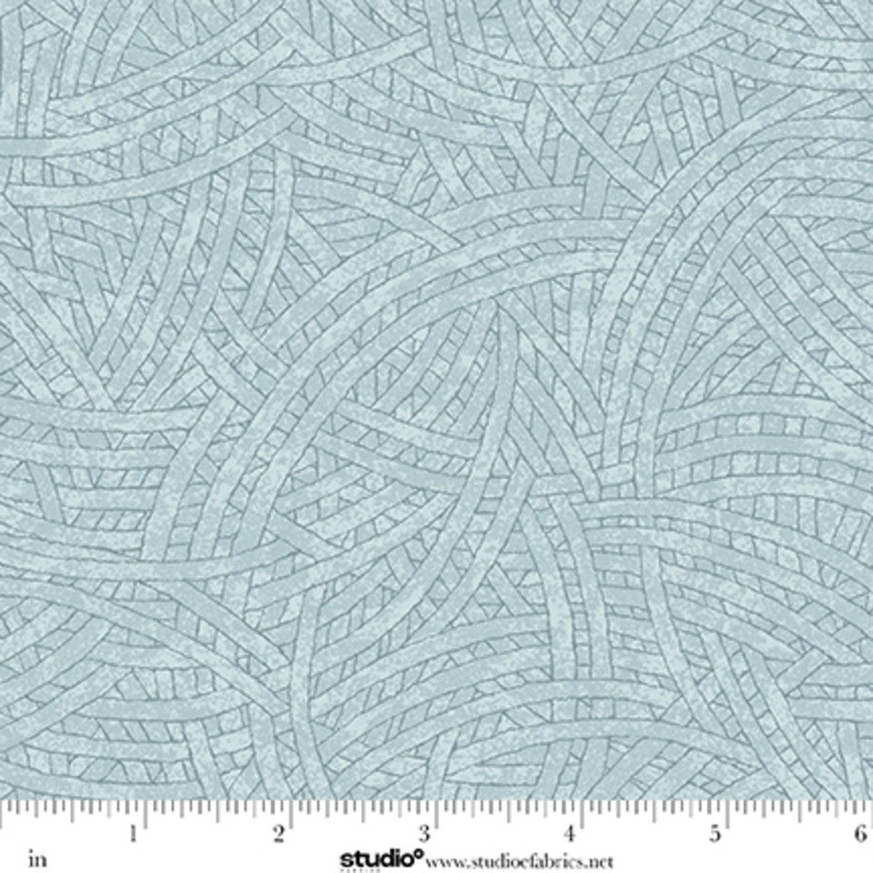 Studio E - Tangled - Chelsea DesignWorks - 8866-19 Cerulean