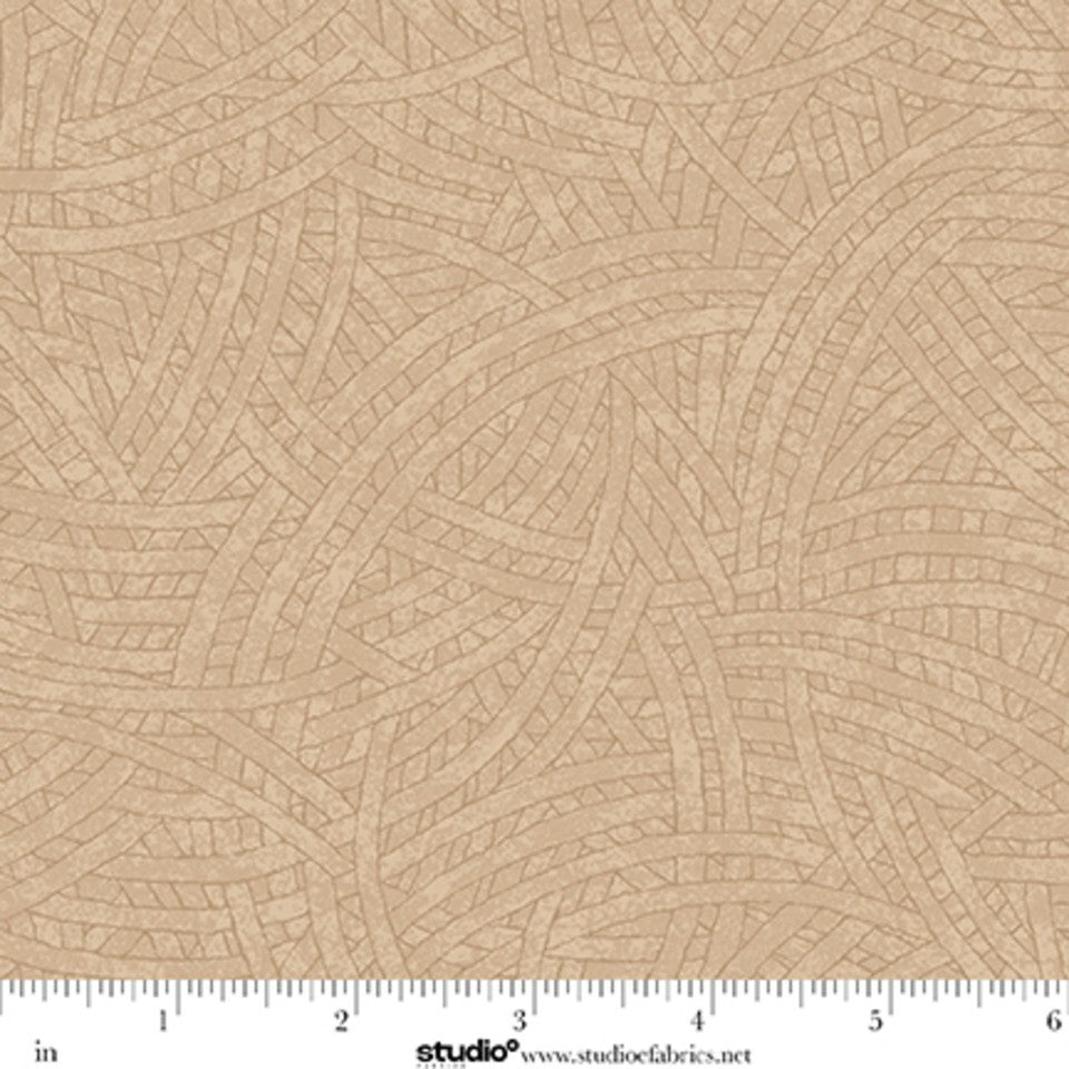 Studio E - Tangled - Chelsea DesignWorks - 8866-39 Cafe au Lait