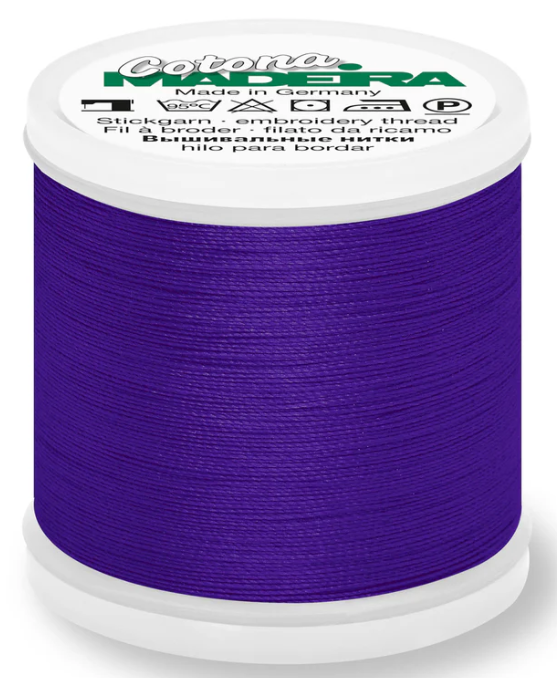 Madeira Thread - Dark Purple Cotona 30wt 645