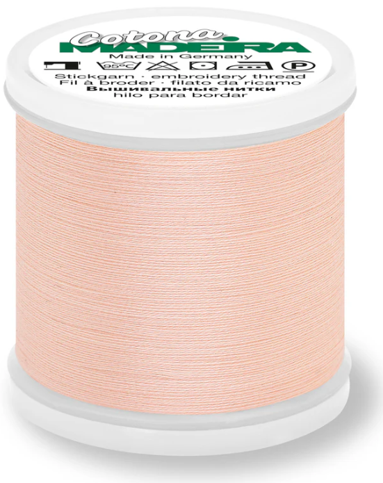 Madeira Thread - Light Peach Cotona 80wt 585