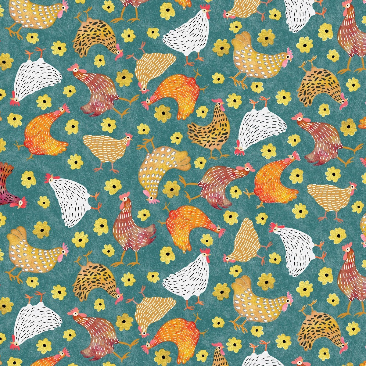 Blank - Highland Nature Walk - Alison Wood - Teal 4591-67