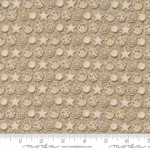 Moda Saltwater Sand 39577 Cathe Holden quilting cotton tan coastal