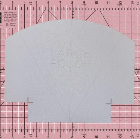 H & L Large Pouch Template