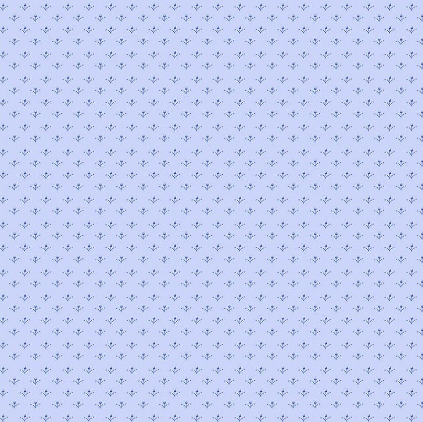 Windham China Blue Tiny Pickings 54940-5 Soft Blue quilting cotton fabric