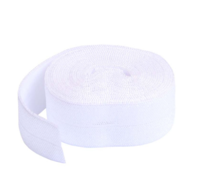 ByAnnie 20mm Fold-Over Elastic white 2-yard package for bag making