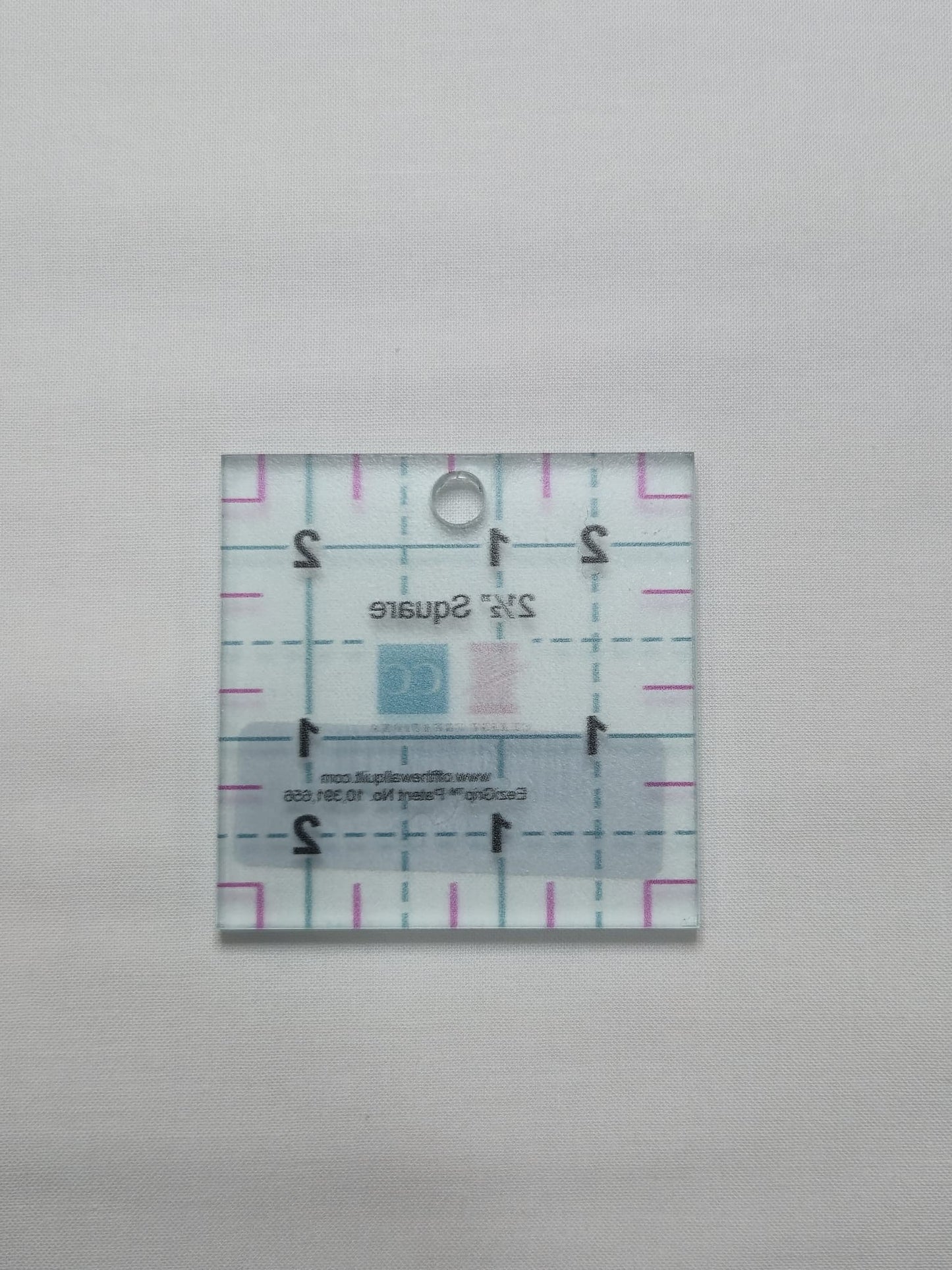 2.5" x 2.5" Square Template quilting template tool