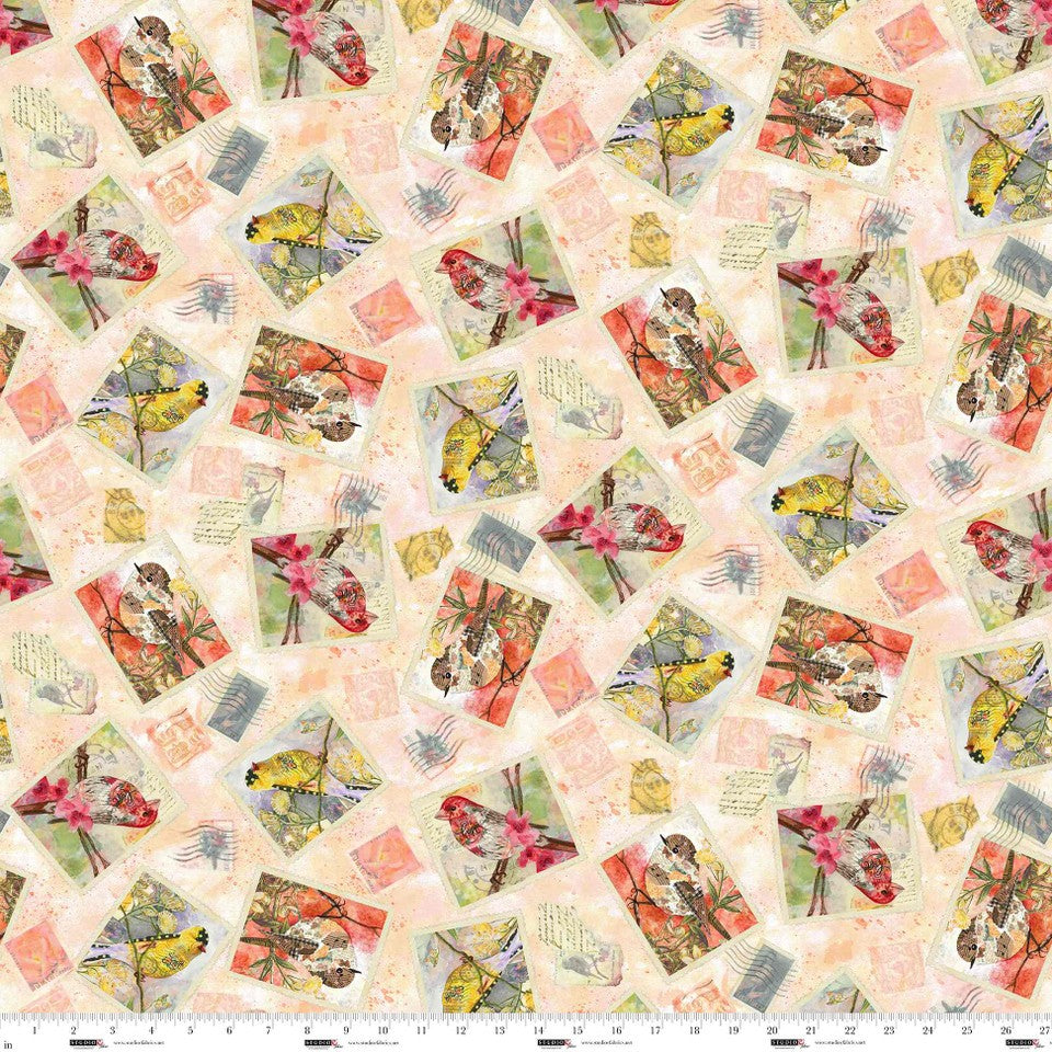 Studio E - Air Mail - Nancy Smith - 8498-38 Peach