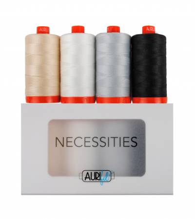 Necessities Thread Collection 50wt 4 large spools cotton thread