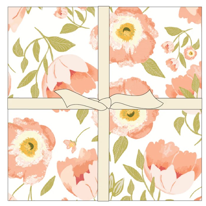 Poppie Cotton 10in squares precut 42 prints