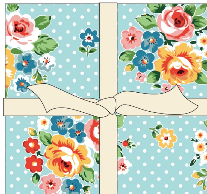 Poppie Cotton-5" Precuts 42 Prints-flower market