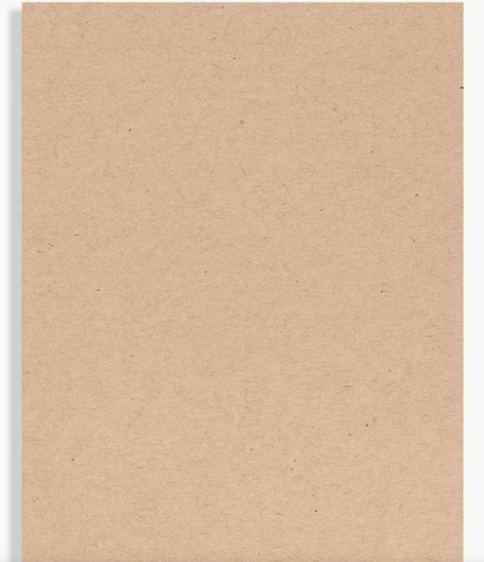 Paper Source - Brown Flat Cards Only