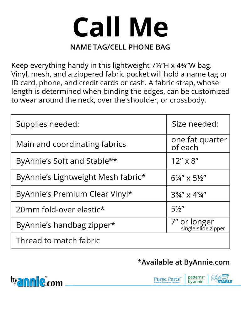 ByAnnie Basics Packet - 4 - Patterns