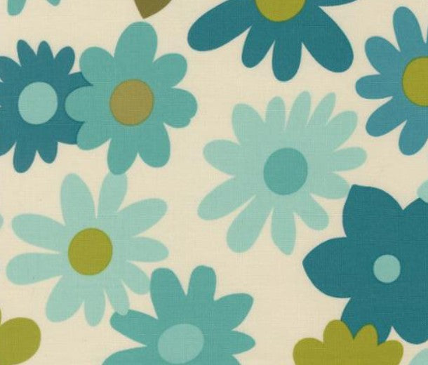 Moda Happy Daze Aqua 33840-18 novelty quilting cotton aqua