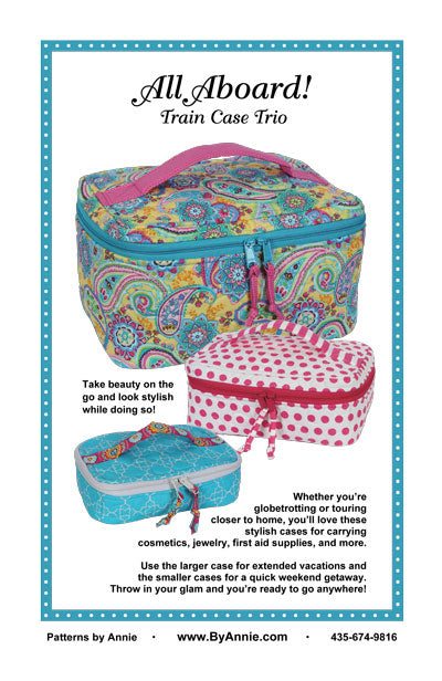All Aboard! Train Case Trio - Pattern