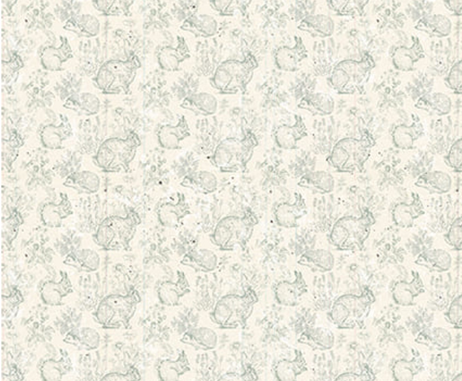 Parisian Snippets 4297-70 Light Blue cotton quilting fabric