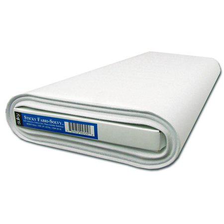 Sulky Sticky Fabri-Solvy stabilizer 20in x 25 yard white full roll
