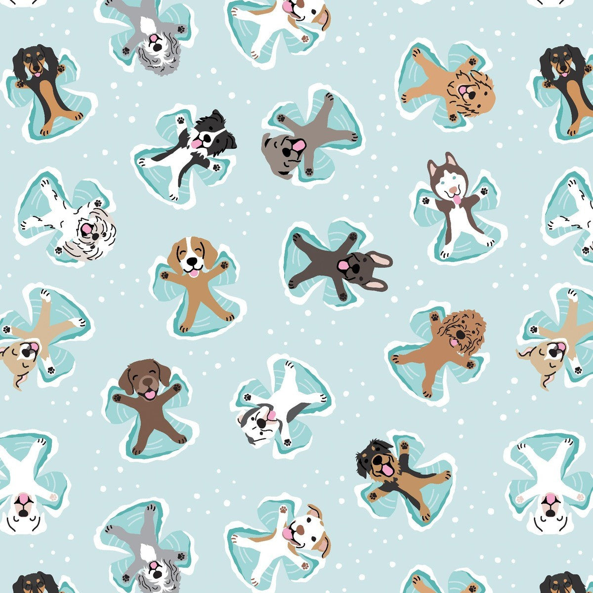 Blank - Winter Waggers - Devon Design Co. - 4767-11 light blue