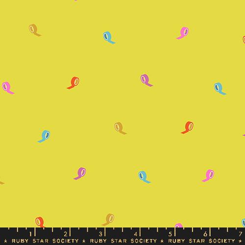 Moda Washi Plus Citron RS1101-15 Ruby Star quilting cotton fabric