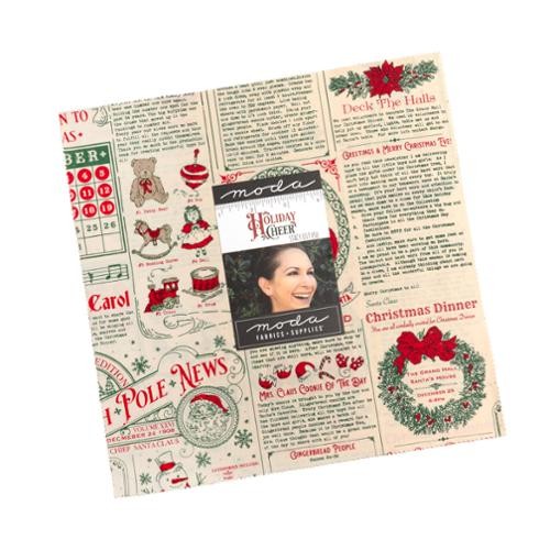 Moda Holiday Cheer Stacy Iest Hsu layer cake 10 inch Christmas precut