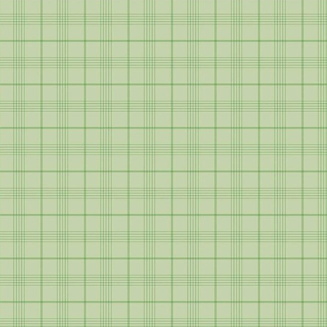 Riley Blake Peter Rabbit Friends Plaid Fern fabric