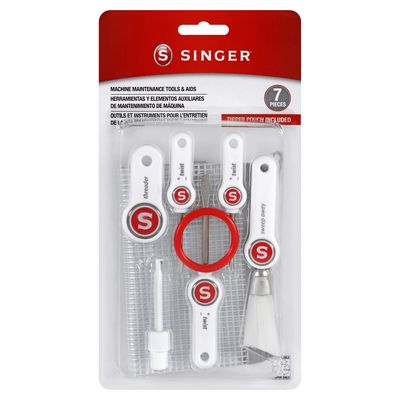 7 piece multi-tool machine maintenance kit Singer sewing notion
