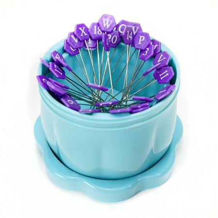 Gypsy Quilter Magnetic Pin Cup Large Bohemian Blue pin storage notion