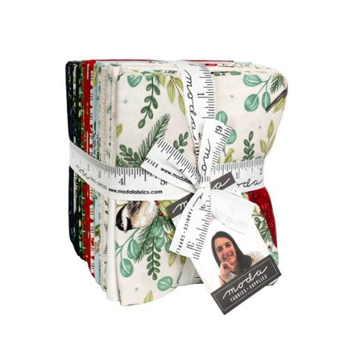 Moda When Snow Falls Deb Strain 32-piece fat quarter bundle Christmas holiday