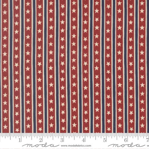 Moda America 250 Years Brave Crimson 56184 Deb Strain quilting cotton red patriotic