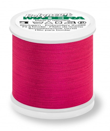 Madeira Polyneon 1910 pink machine thread 40wt 400m polyester