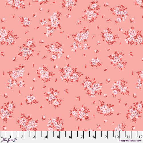 Tula Pink What a Ditz PeachyKeen orange Free Spirit quilting fabric