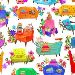 Michael Miller - READING NOOK - DDC12575-WHIT-D