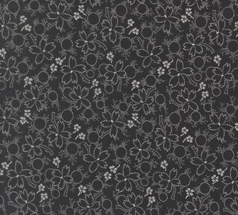 Arabesque Wonder Midnight blue geometric quilting cotton Moda Studio M