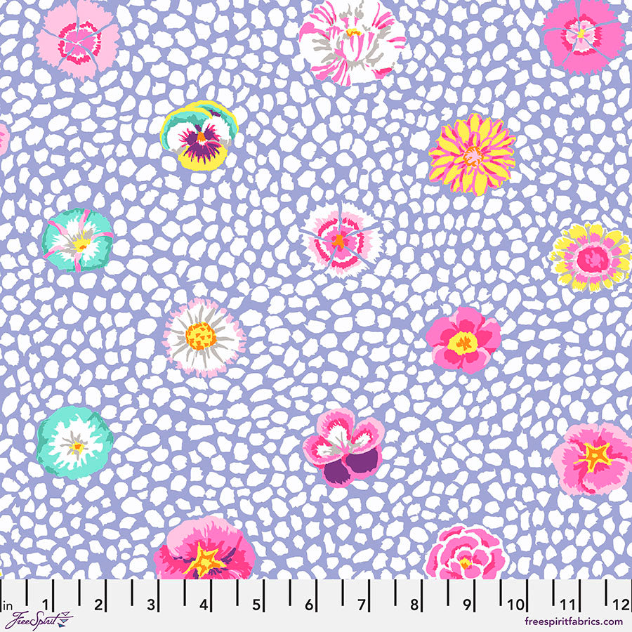 Kaffe Fassett Guinea Flower Lavender quilting cotton