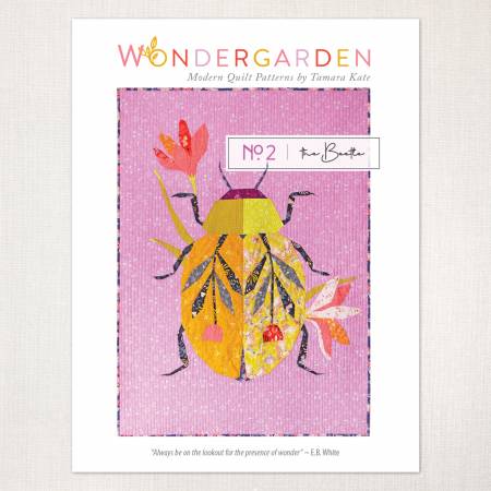 Wondergarden The Beetle Quilt Pattern insect quilting