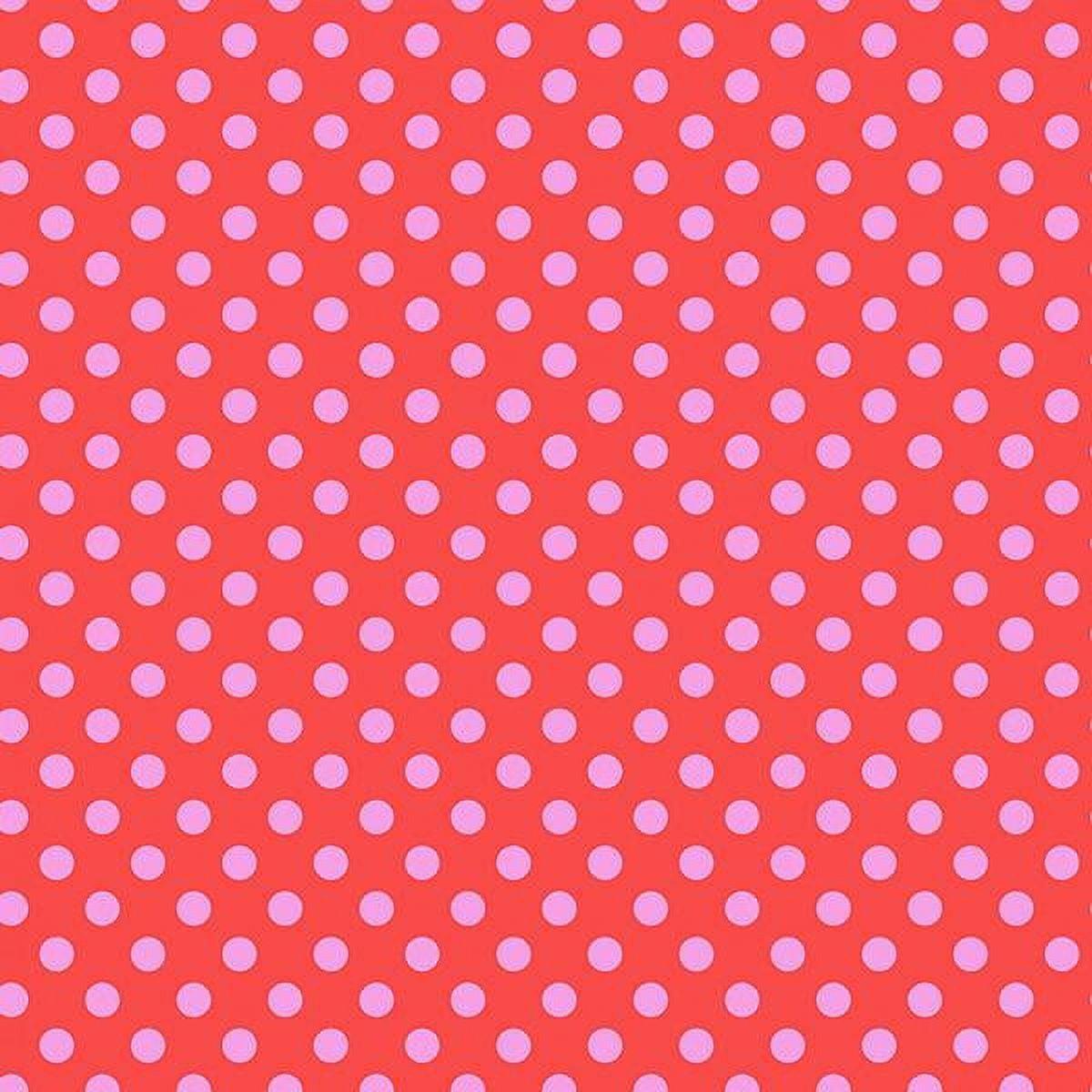Tula Pink Pom Pom Poppy red Free Spirit quilting fabric