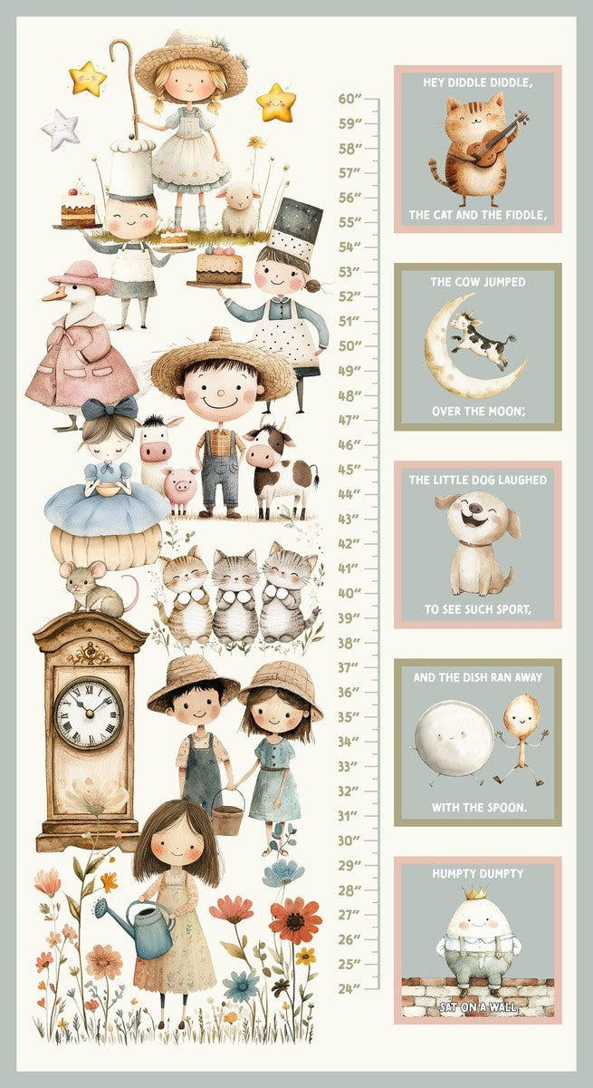 Blank - Nursery Rhyme Time - Oleander Studio - Ivory 4846P-41