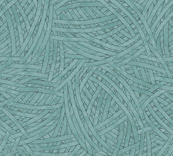 Studio E Knit 1 Purr 2 Medium Blue 8482-17 cat novelty quilting cotton