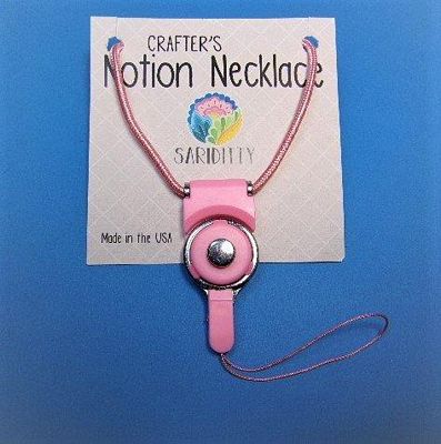 Sariditty Pink Crafters Notion Necklace magnetic needle organizer