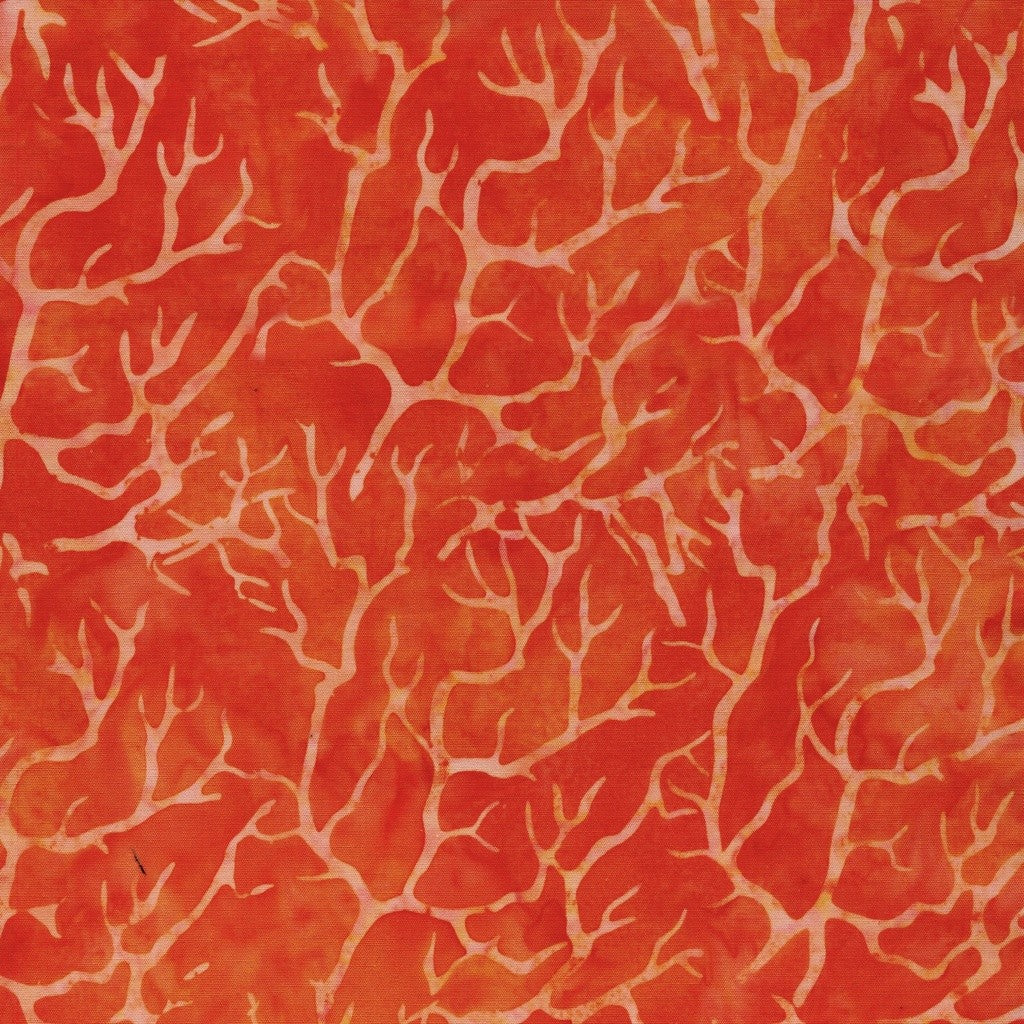 Island Batik - Boo Bash - Jerry Khiev - Branches - Orange Copper 122554280