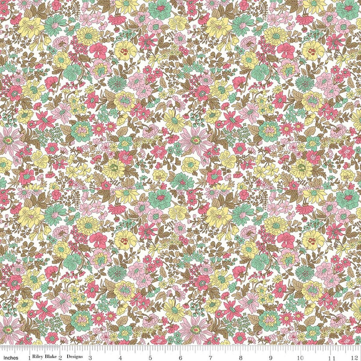 Liberty Emily Annabelle A Riley Blake quilting cotton floral fabric