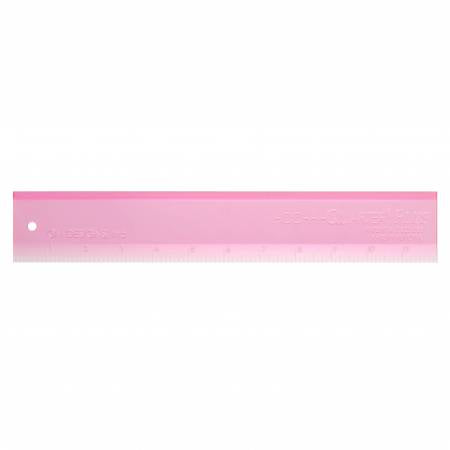 CM Designs Add-A-Quarter Plus Pink 12 inch ruler notion